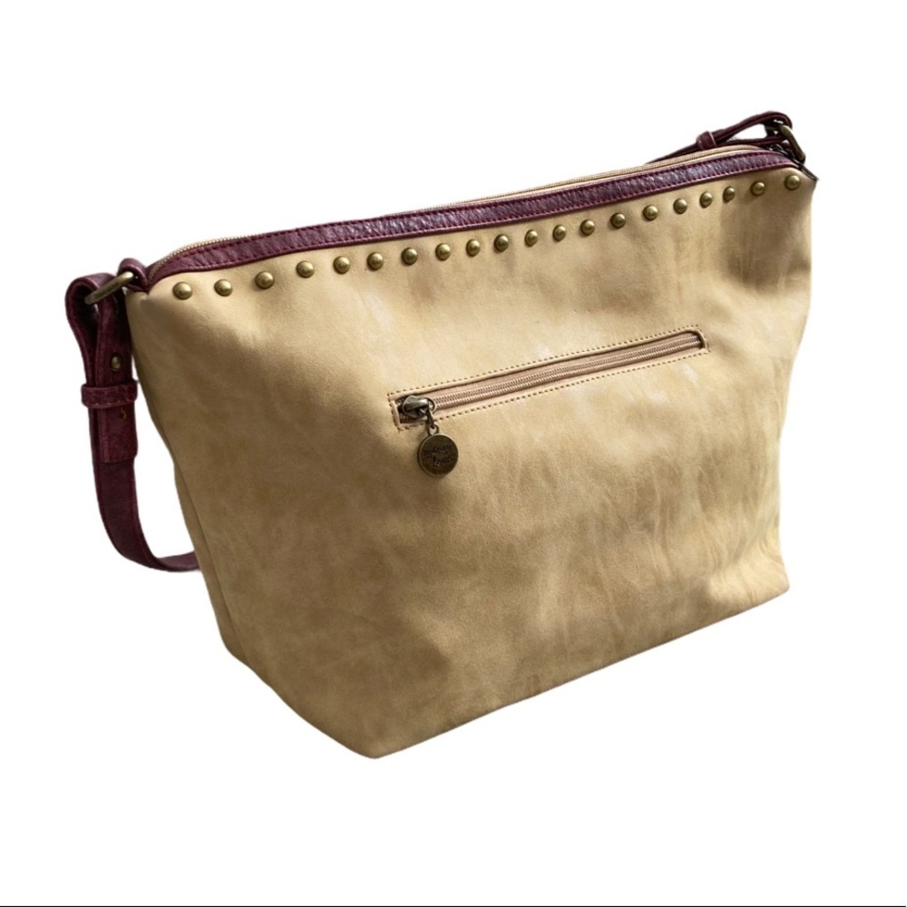 Sydney Love studded suede medium crossbody bag